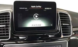 奔驰GLE免拆车激活原厂carplay手机互联投屏