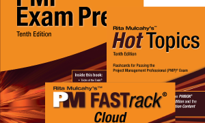 [全新正版] Rita Mulcahy\’s PMP Exam Prep Package (2021 Tenth Edition): Textbook + Hot Topics Flashcards + PM FASTrack Cloud Exam Simulator