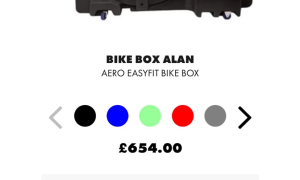 已售-英国限量款自行车盒子，可飞机托运，品牌Bike Box Alan, for TT bike
