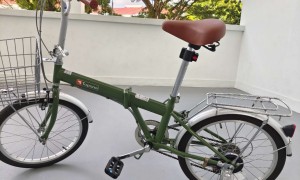 自行车，日本TOPONE折叠自行车，99新，220SGD