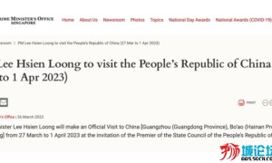 今天！新加坡总理李显龙开启六天中国行，他都去哪里？
