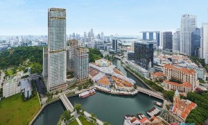 地标级！！克拉码头！！！新加坡第六区稀有高档公寓┉┉┉综合项目包括商业娱乐住宅地铁站