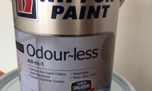 刷墙油漆 无味 可水洗 白色