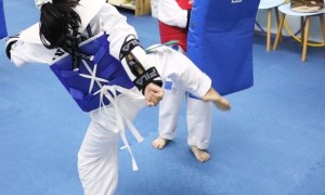 Taekwondo training "the way of kicking and punching" makes you better focused and more heart healthy