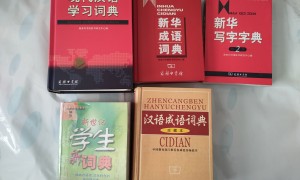 华文词典，中学数学教材，英文小说，小学课本，中学华文英文辅助读物出售