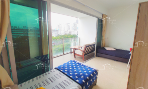 文庆 八河公寓超大阳台单人间 带泳池健身房 近紫线校区 随时入住